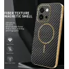 Phonesta Luxury Carbon Fiber Back Cover hoesje met MagSafe voor Oppo A6 Pro - Zwart 1
