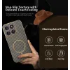 Phonesta Luxury Carbon Fiber Back Cover hoesje met MagSafe voor Motorola Edge 70 - Bruin 2