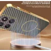 Phonesta Luxury Carbon Fiber Back Cover hoesje met MagSafe voor Motorola Edge 70 - Bruin 5