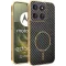 Phonesta Luxury Carbon Fiber Back Cover hoesje met MagSafe voor Motorola Edge 70 - Zwart