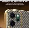 Phonesta Luxury Carbon Fiber Back Cover hoesje met MagSafe voor Oppo Reno14 F/FS - Bruin 5