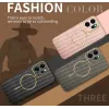 Phonesta Luxury Carbon Fiber Back Cover hoesje met MagSafe voor Oppo Reno14 F/FS - Bruin 9