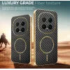 Phonesta Luxury Carbon Fiber Back Cover hoesje met MagSafe voor HONOR Magic8 Pro - Zwart 3