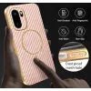 Phonesta Luxury Carbon Fiber Back Cover hoesje met MagSafe voor OnePlus 15R - Roze 6