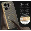 Phonesta Luxury Carbon Fiber Back Cover hoesje met MagSafe voor Oppo Find X9 Pro - Bruin 7