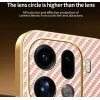 Phonesta Luxury Carbon Fiber Back Cover hoesje met MagSafe voor Oppo Find X9 Pro - Roze 5