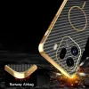 Phonesta Luxury Carbon Fiber Back Cover hoesje met MagSafe voor Oppo Find X9 Pro - Zwart 8