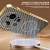 Phonesta Luxury Carbon Fiber Back Cover hoesje met MagSafe voor Xiaomi 17 Ultra - Bruin 5