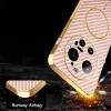 Phonesta Luxury Carbon Fiber Back Cover hoesje met MagSafe voor Xiaomi 17 Ultra - Roze 7