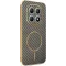 Phonesta Luxury Carbon Fiber Back Cover hoesje met MagSafe voor Xiaomi Redmi Note 15 4G/5G / Xiaomi Poco M8 - Bruin