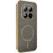 Phonesta Luxury Carbon Fiber Back Cover hoesje met MagSafe voor Xiaomi Redmi Note 15 Pro 5G - Bruin