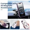 Phonesta Luxury Crystal Back Cover hoesje met MagSafe voor Apple iPhone 17e/16e - Transparant/Roze 1