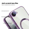 Phonesta Luxury Crystal Back Cover hoesje met MagSafe voor Apple iPhone 17e/16e - Transparant/Roze 5