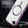 Phonesta Luxury Crystal Back Cover hoesje met MagSafe voor Apple iPhone 17e/16e - Transparant/Zilver 6