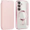 Phonesta Luxury Crystal Book Wallet Case hoesje met MagSafe voor Samsung Galaxy S24 FE - Roze