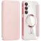 Phonesta Luxury Crystal Book Wallet Case hoesje met MagSafe voor Samsung Galaxy A16 - Roze