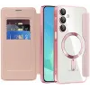 Phonesta Luxury Crystal Book Wallet Case hoesje met MagSafe voor Samsung Galaxy A16 - Roze 2