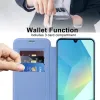 Phonesta Luxury Crystal Book Wallet Case hoesje met MagSafe voor Samsung Galaxy A16 - Lichtblauw 3