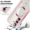 Phonesta Luxury Crystal Book Wallet Case hoesje met MagSafe voor Samsung Galaxy S25 Plus/S24 Plus - Roze 5