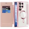 Phonesta Luxury Crystal Book Wallet Case hoesje met MagSafe voor Samsung Galaxy S25 Ultra - Roze 2