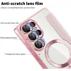 Phonesta Luxury Crystal Book Wallet Case hoesje met MagSafe voor Samsung Galaxy S25 Ultra - Roze 7