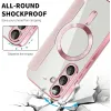 Phonesta Luxury Crystal Book Wallet Case hoesje met MagSafe voor Samsung Galaxy A36/A56 - Roze 7