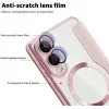 Phonesta Luxury Crystal Book Wallet Case hoesje met MagSafe voor Samsung Galaxy S25 Edge - Roze 7