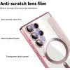 Phonesta Luxury Crystal Puffed Book Wallet Case hoesje met MagSafe voor Samsung Galaxy S24 Ultra - Roze 7