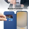 Phonesta Luxury Crystal Puffed Book Wallet Case hoesje met MagSafe voor Samsung Galaxy S24 FE - Donkerblauw 3