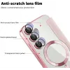 Phonesta Luxury Crystal Puffed Book Wallet Case hoesje met MagSafe voor Samsung Galaxy S24 FE - Roze 7