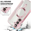 Phonesta Luxury Crystal Puffed Book Wallet Case hoesje met MagSafe voor Samsung Galaxy S25/S24 - Roze 5