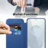 Phonesta Luxury Crystal Puffed Book Wallet Case hoesje met MagSafe voor Samsung Galaxy S25 Edge - Donkerblauw 3