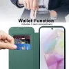 Phonesta Luxury Crystal Puffed Book Wallet Case hoesje met MagSafe voor Samsung Galaxy A36/A56 - Donkergroen 5