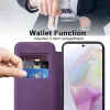 Phonesta Luxury Crystal Puffed Book Wallet Case hoesje met MagSafe voor Samsung Galaxy A36/A56 - Donkerpaars 5