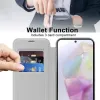 Phonesta Luxury Crystal Puffed Book Wallet Case hoesje met MagSafe voor Samsung Galaxy A36/A56 - Zilver 5
