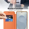 Phonesta Luxury Crystal Puffed Book Wallet Case hoesje met MagSafe voor Samsung Galaxy S26 Plus - Oranje 3