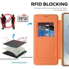 Phonesta Luxury Crystal Puffed Book Wallet Case hoesje met MagSafe voor Samsung Galaxy S26 Plus - Oranje 5