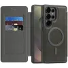 Phonesta Luxury Leather Book Wallet Case hoesje met MagSafe voor Samsung Galaxy S25 Ultra - Grijs 2