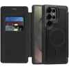 Phonesta Luxury Leather Book Wallet Case hoesje met MagSafe voor Samsung Galaxy S25 Ultra - Zwart 2