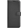 Phonesta Litchi Skin Book Wallet Case hoesje voor Realme C75 - Zwart 1