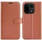 Phonesta Litchi Skin Book Wallet Case hoesje voor OnePlus 15 - Bruin