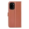 Phonesta Litchi Skin Book Wallet Case hoesje voor OnePlus 15R - Bruin 2