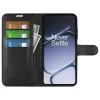 Phonesta Litchi Skin Book Wallet Case hoesje voor OnePlus 15R - Zwart 3