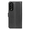 Phonesta Litchi Skin Book Wallet Case hoesje voor OnePlus Nord 5 - Zwart 1