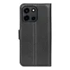 Phonesta Litchi Skin Book Wallet Case hoesje voor OnePlus Nord 6 - Zwart 2
