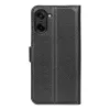 Phonesta Litchi Skin Book Wallet Case hoesje voor OnePlus Nord CE5 - Zwart 2
