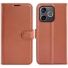 Phonesta Litchi Skin Book Wallet Case hoesje voor HONOR 600 Lite - Bruin 0
