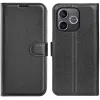 Phonesta Litchi Skin Book Wallet Case hoesje voor HONOR 600 Lite - Zwart 0