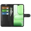 Phonesta Litchi Skin Book Wallet Case hoesje voor HONOR 600 Lite - Zwart 3