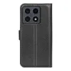 Phonesta Litchi Skin Book Wallet Case hoesje voor Xiaomi 15T - Zwart 2
